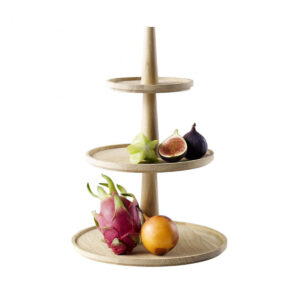3-TIER ROUND WOODEN TRAY DISPLAY <br> VALO RANGE <br> By APS