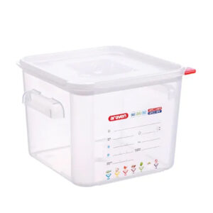Square polypropylene container, 12 L