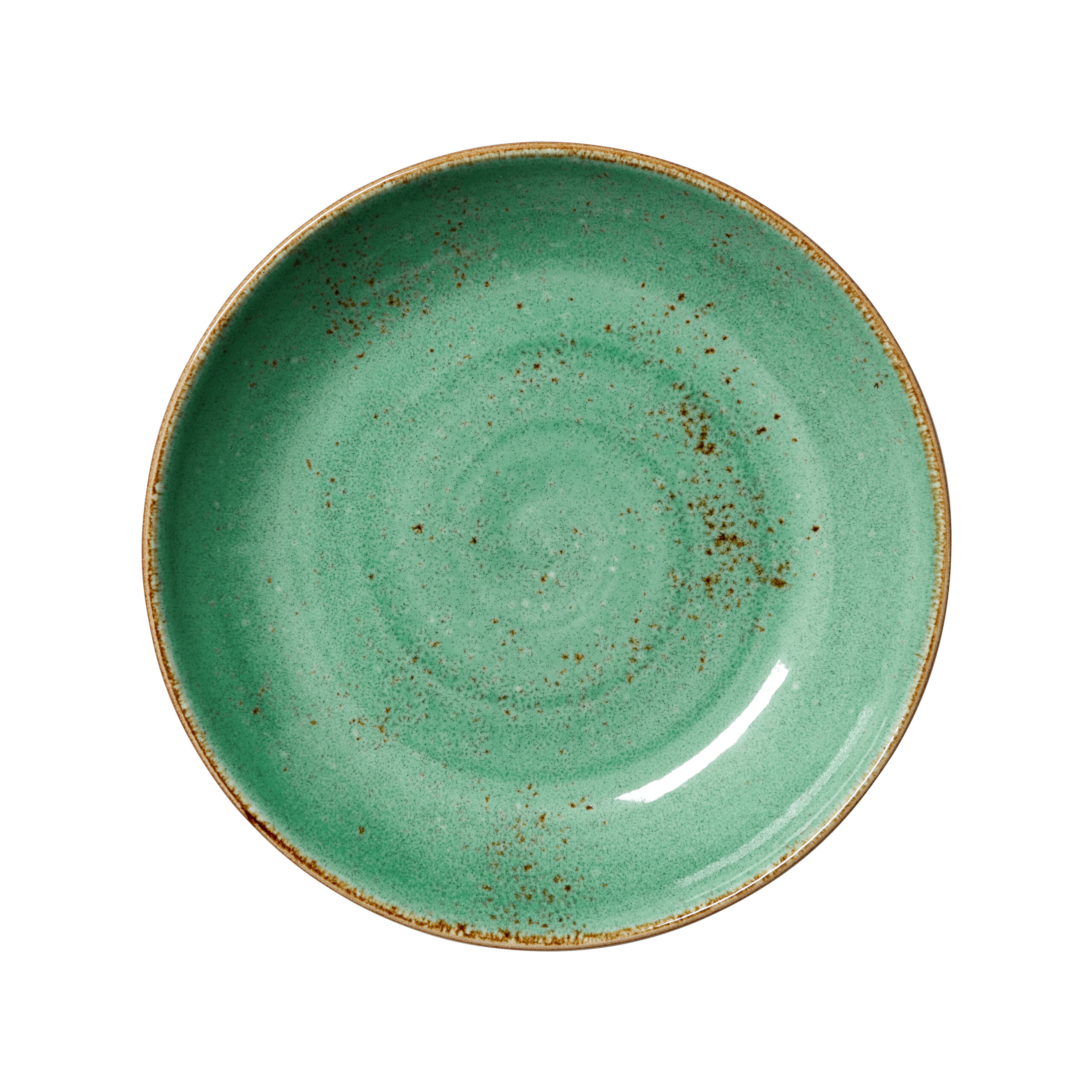 216MM COUPE SALAD BOWL <br> CRAFT AQUA <br> By Steelite