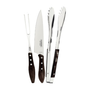 BRAAI UTENSIL SET <br> POLYWOOD HANDLES <br> By Tramontina