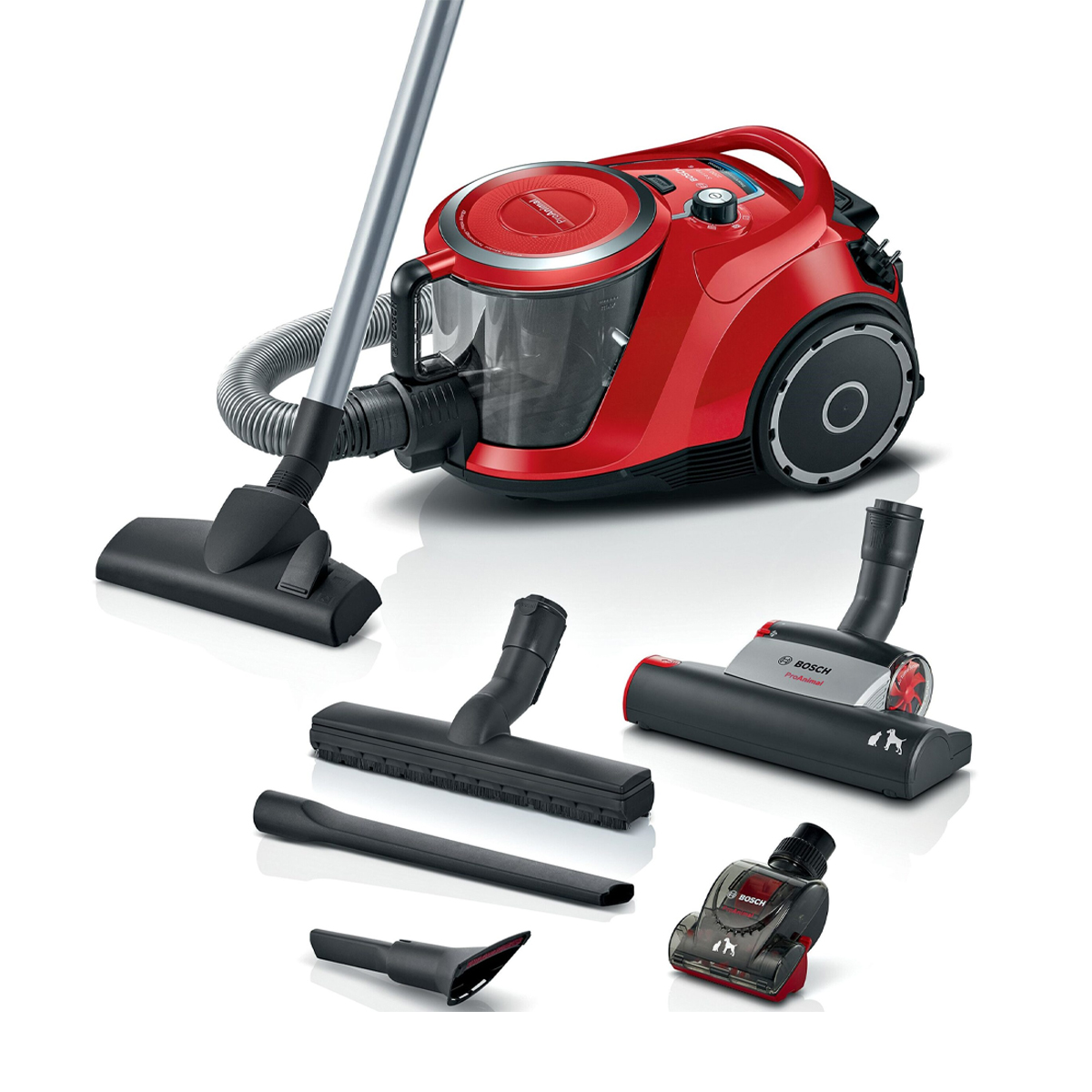 SERIES 6 VACUUM CLEANER <br> RED <br> By Bosch - Image 2