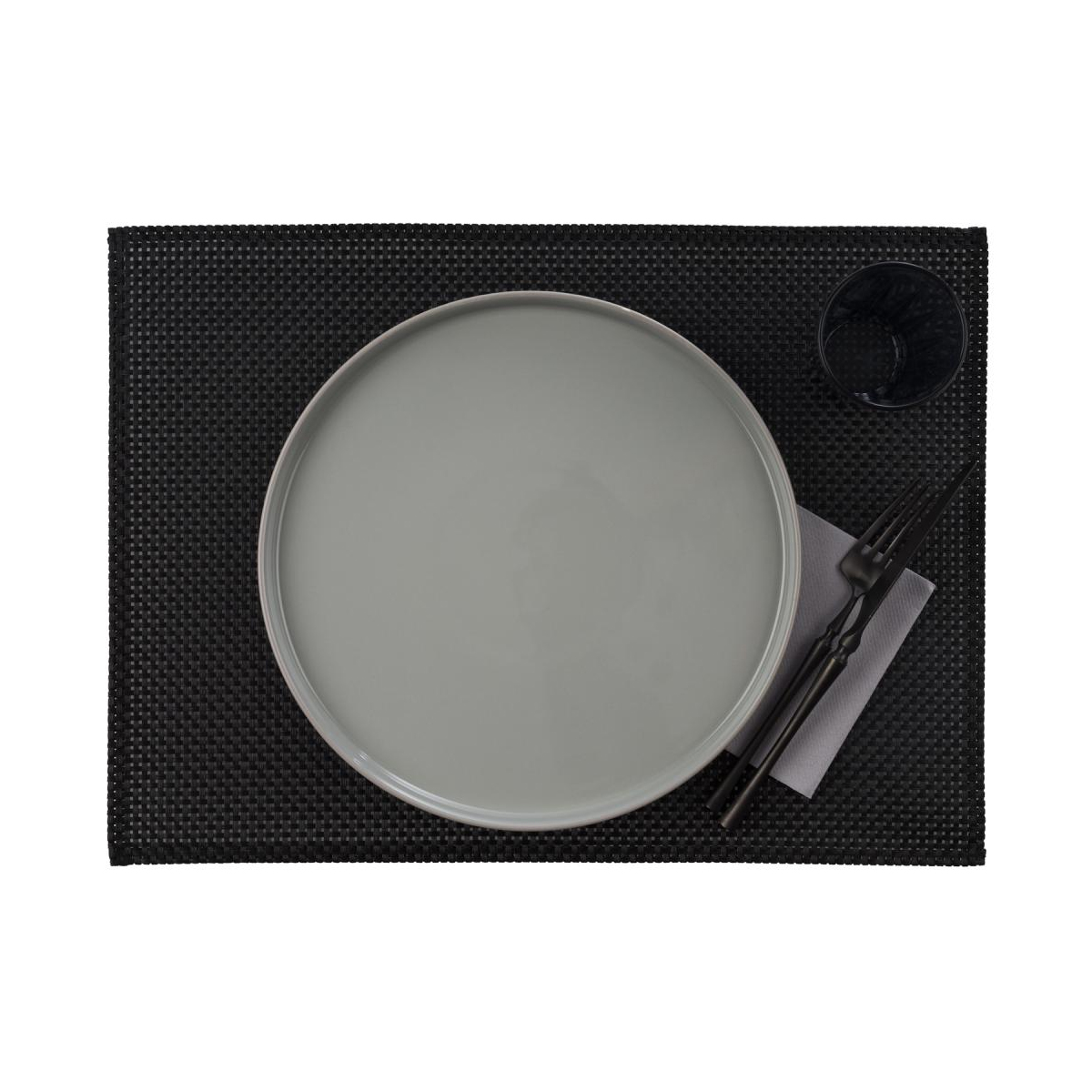 60012 Black PVC Placemat