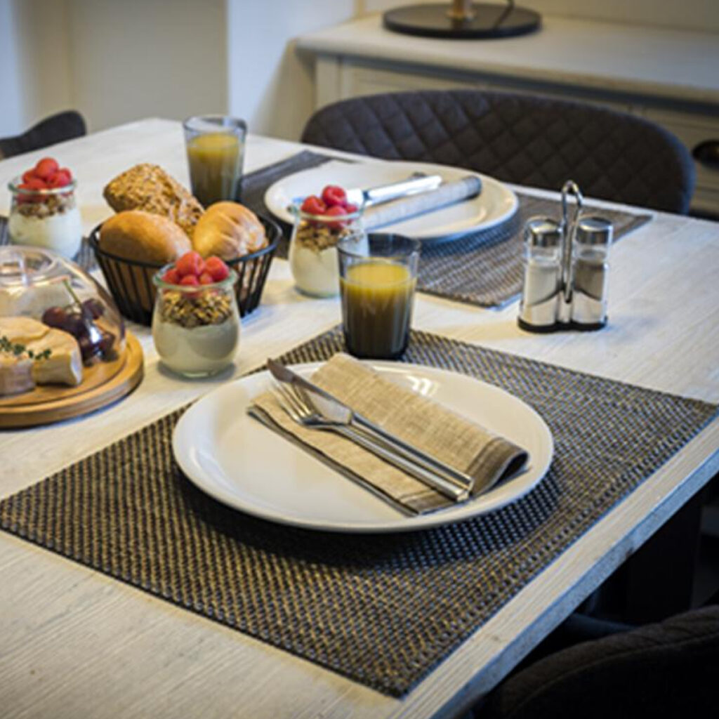 Beige-brown PVC Placemat