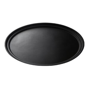 CAMTREAD NON-SLIP FIBERGLASS TRAY OVAL - 56CM W X 68.5CM L - BLACK <br> By Cambro