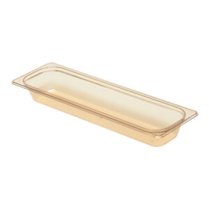 HIGH HEAT 1/2 LONG FOODPAN AMBER 65MM <br> By Cambro