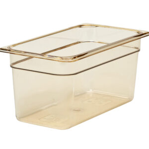 HIGH HEAT 1/3 GN FOODPAN AMBER 150MM <br> By Cambro