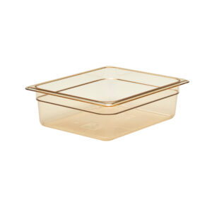 HIGH HEAT 1/2 GN FOODPAN AMBER 100MM <br> By Cambro