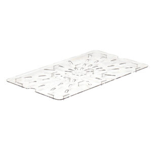 POLYCARBONATE CLEAR DRAIN SHELF FOR 1/1 PANS <br> By Cambro