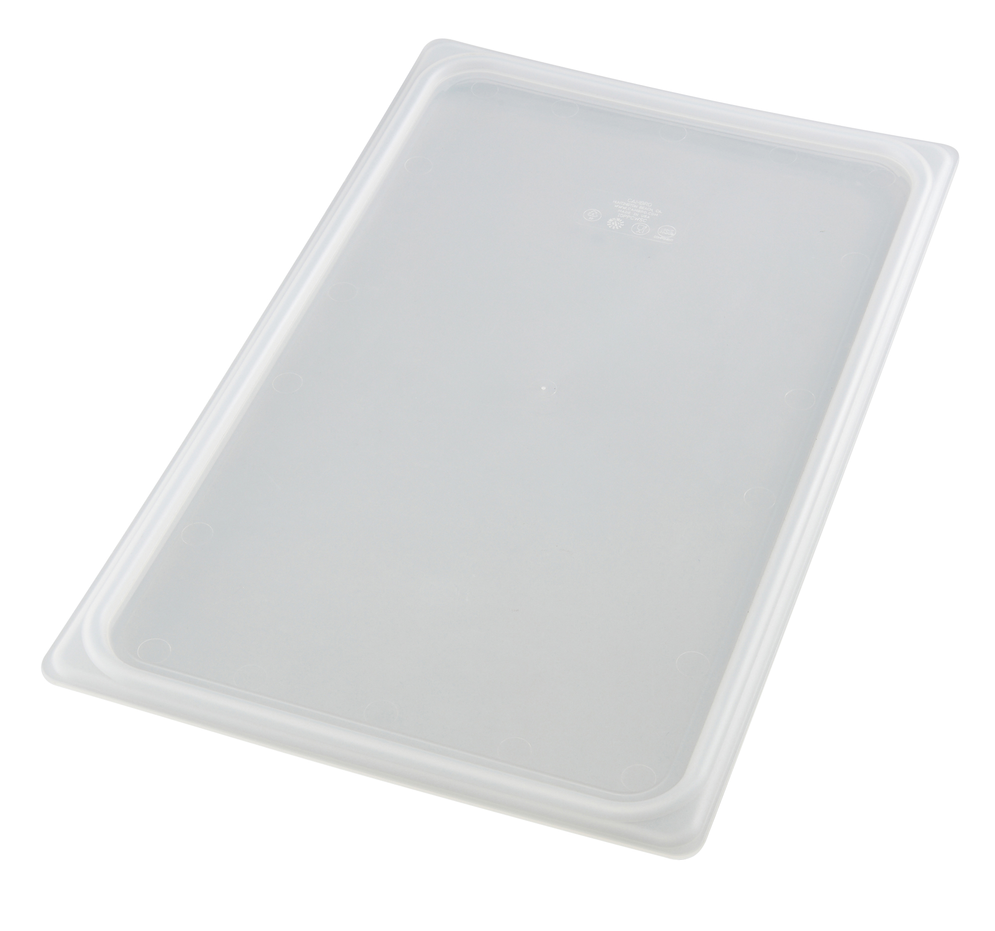 POLYPROPYLENE TRANSLUCENT SNAP ON SEAL COVER FOR 1/1 PANS <br> By Cambro