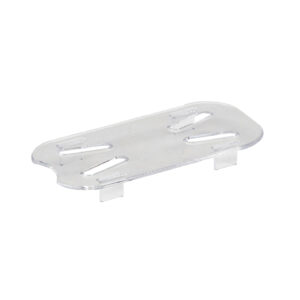 POLYCARBONATE CLEAR DRAIN SHELF FOR 1/9 PANS <br> By Cambro