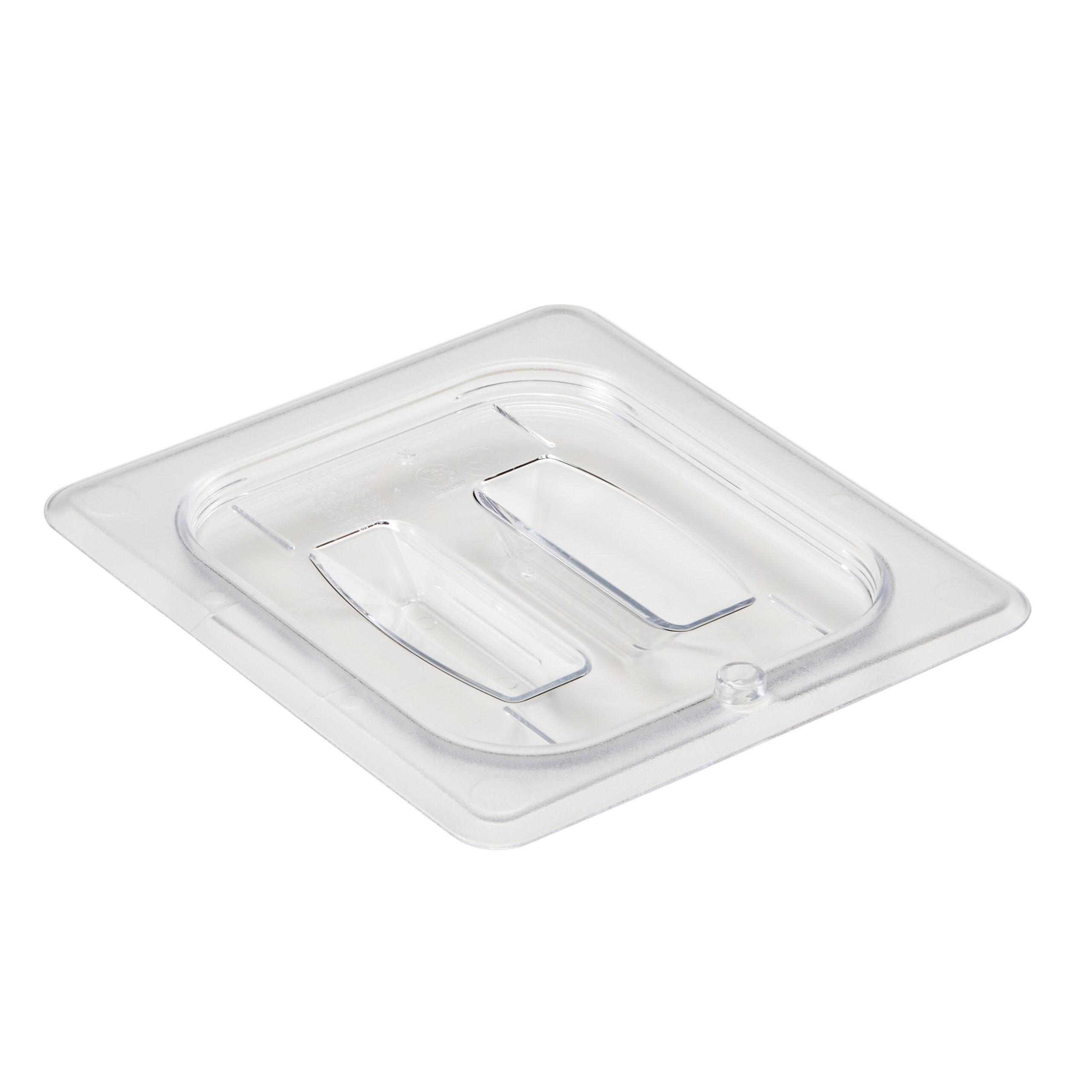 POLYCARBONATE CLEAR LID WITH HANDLE FOR 1/6 PANS <br> By Cambro