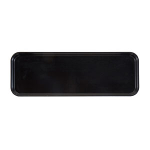 MARKET TRAY FIBERGLASS BLACK 22.5CM W 64.9CM L 2.5CM H <br> By Cambro