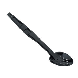 PERFORATED HIGH HEAT SPOON 33CM BLACK <br> By Cambro