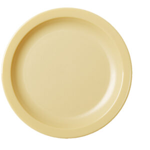 POLYCARBONATE NARROW RIM SIDE PLATE 16.5CM DIAMETER - BEIGE <br> By Cambro