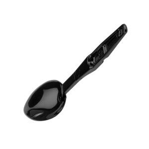 POLYCARBONATE SOLID SPOON BLACK 33CM L <br> By Cambro