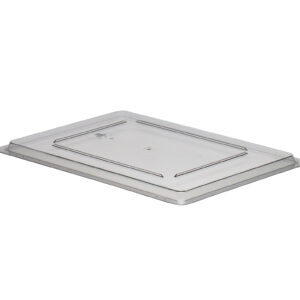 STORAGE BOX LARGE FLAT LID POLYCARBONATE CLEAR 45.7CM W X 66CM L <br> By Cambro