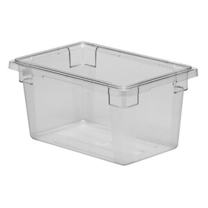 STORAGE BOX LARGE POLYCARBONATE CLEAR 46CM W X 66CM L X 23CM D - 49.2LTR <br> By Cambro