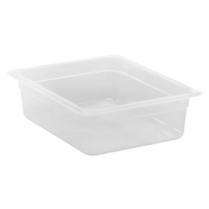 POLYPROPYLENE GN 1/2 FOODPAN TRANSLUSCENT 100MM <br> By Cambro