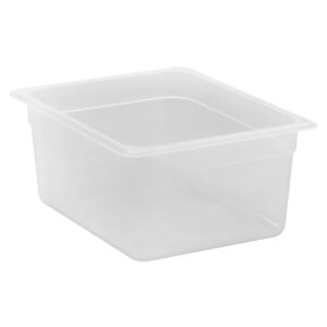 POLYPROPYLENE GN 1/2 FOODPAN TRANSLUSCENT 150MM <br> By Cambro