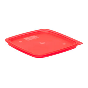 SQUARE CONTAINER COVER 6 & 8 LT SQUARES (RED) <br> By Cambro