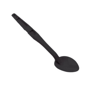SOLID HIGH HEAT SPOON 33CM BLACK <br> By Cambro