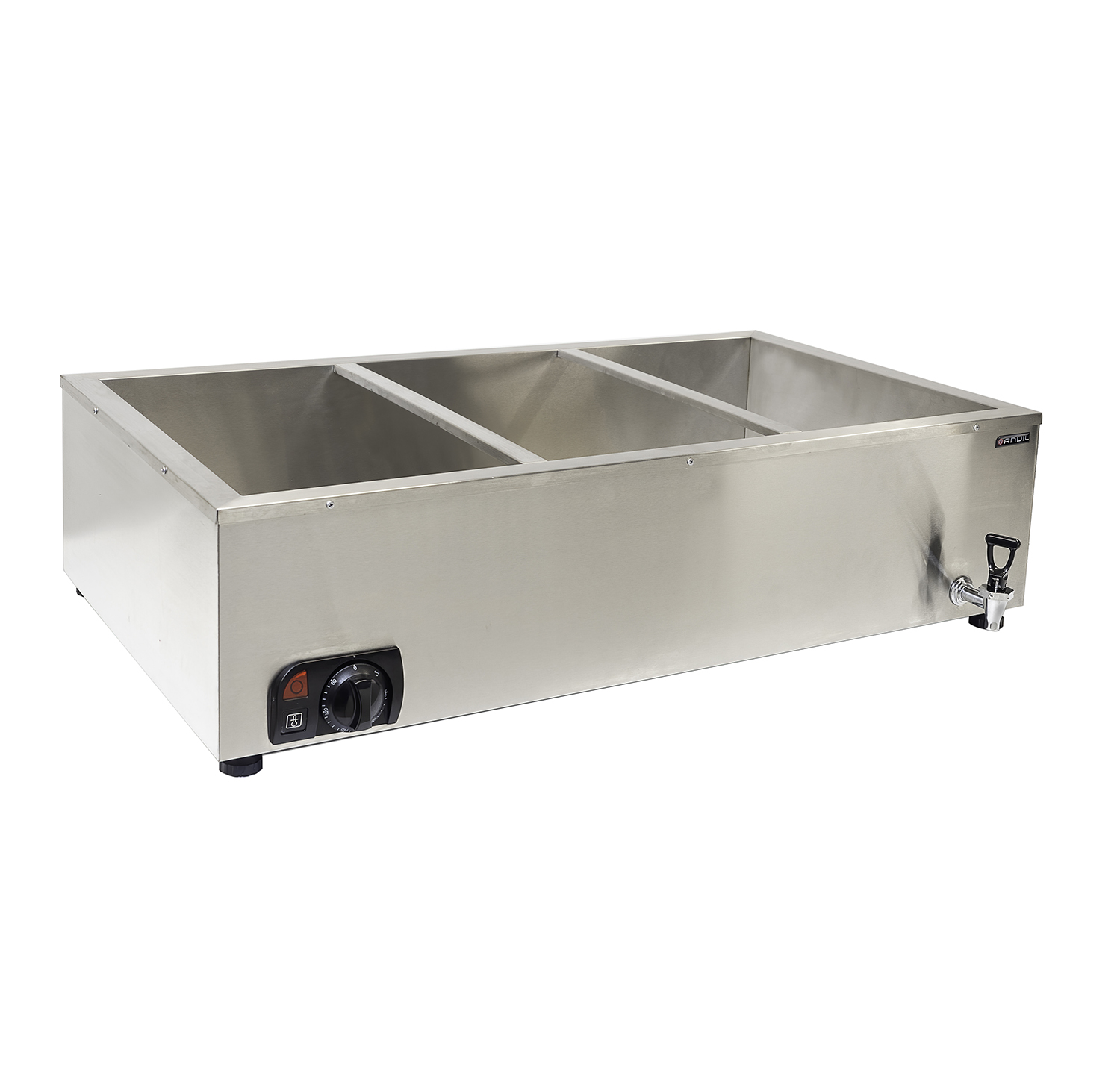 BAIN MARIE TABLE TOP - 3 DIVISION<br> By Anvil
