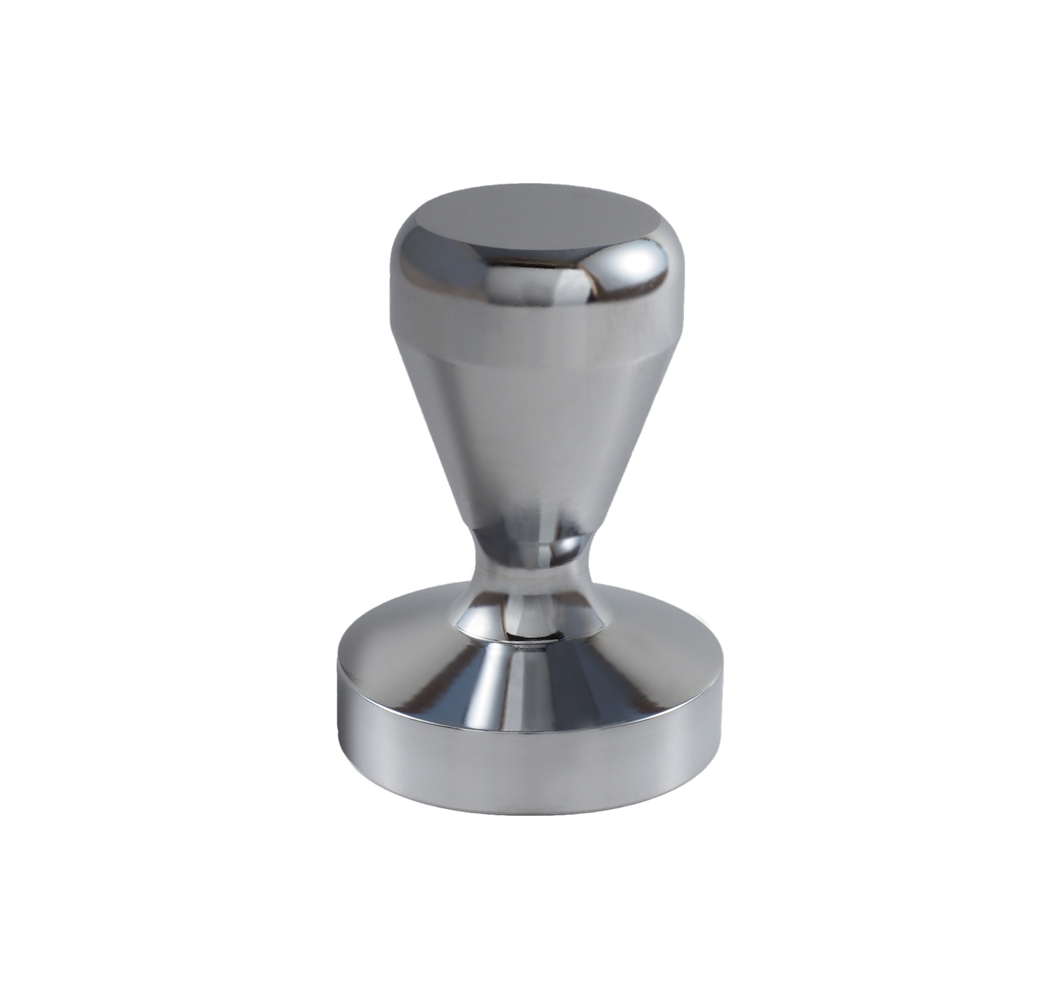 COFFEE TAMPER WITH CHROME PLATED 57MM - 720G