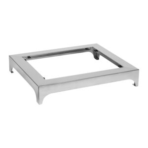 INDUCTION HOB STAND- S/STEEL (SQUARE) <br> By Electrochef