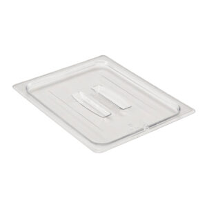 POLYCARBONATE CLEAR LID WITH HANDLE FOR 1/2 PANS <br> By Cambro