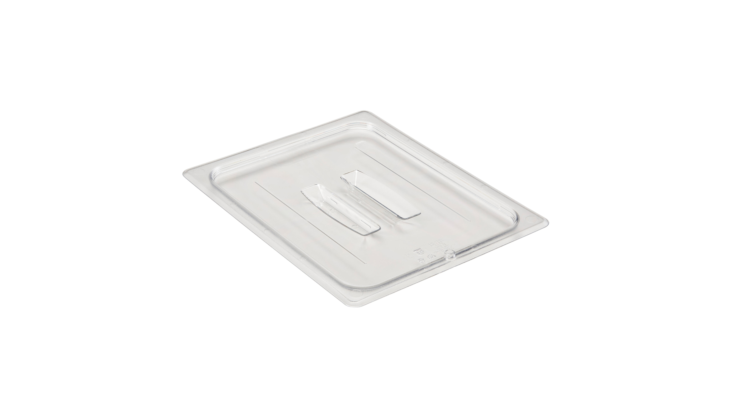POLYCARBONATE CLEAR LID WITH HANDLE FOR 1/2 PANS <br> By Cambro