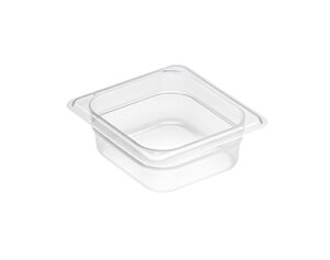 POLYPROPYLENE GN 1/6 FOODPAN TRANSLUSCENT 65MM D <br> By Cambro