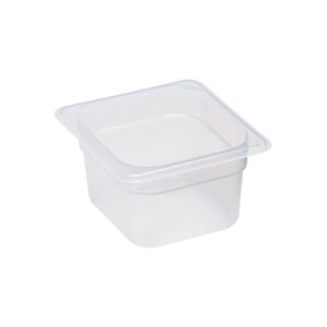 POLYPROPYLENE GN 1/6 FOODPAN TRANSLUSCENT 100M <br> By Cambro
