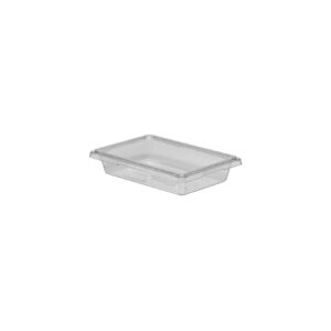 STORAGE BOX LARGE POLYCARBONATE CLEAR 46 W X 66CM L X 9CM H- 18.9LTR <br> By Cambro